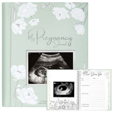 lot 51295 image: Pregnancy Journal, Pregnancy Announcements, 80 Pages Hard Cover Pregnancy Book For Mom To Be Gift - Retail $24