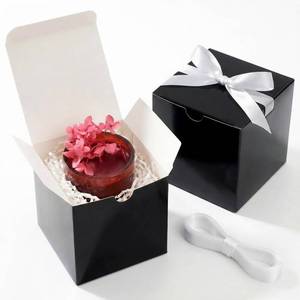 lot 40658 image: UnicoPak  25 Pack 4x4x4 Black Gift Boxes, Elegant Small Gift Boxes with Lids for Birthday Party Wedding Holiday Christmas, Gift Box for Ornaments Treats Candle Mug Crafting - Retail $18