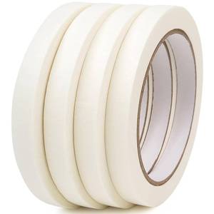 lot 40677 image: DOAY 4 Pack White Artist Tape - Art Masking Tape for Watercolor Paper, Canvas Acrylic Painting, Curves, Framing, Paint, Gouache, Console - Acid Free Drafting Tape 0.40 Wide - 360FT Total - Retail $4