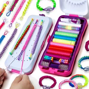 lot 49834 image: Pretty Me Friendship Bracelet Making Kit for Girls - Crafts for Girl - String Bracelets Maker - Gifts for 8-12 Year Old Kid - Birthday Gift Ideas & Kits Toys Ages 8, 9, 10, 11, 12 - Kids Age 8-12 Olds - Retail $18