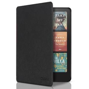 lot 50604 image: CoBak Case for Kindle Paperwhite 12th Gen 2024 (7) & Colorsoft Signature Edition - All New PU Leather Cover with Auto Sleep Wake Feature for Paperwhite Signature 2024 Released, Black - Retail $10