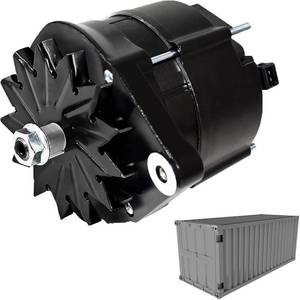 lot 111540 image: Retails for $146 45-2671 Alternator 120A 14.5V, Alternator 45-2671 with Pulley Belt Compatible with Thermo King Tripac APU Reefer Container Cold, Alternative Models1E78291G00 41-9925 45-2596 845-2681 9513-45