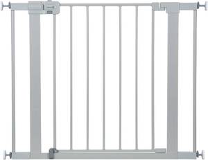 lot 111544 image: Safety 1st Walk Through Baby Gate with Door, Adjustable Pressure Mount Lift, Dog Gates, Fits 29-38 Wide, 1-Pack, Gray