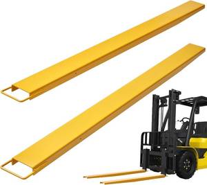 lot 211361 image: Retails for $120 VEVOR Forklift Extensions, 72 Inch Fork Extensions 4.5 Inch Width, Heavy Duty Fork Extensions for Forklifts, 1 Pair Forklift Extensions for Truck