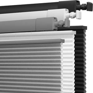 lot 211386 image: Boolegon No Drill No Tools Cellular Shades Top Down Bottom Up Honeycomb Blinds Light Filtering Cordless Window Blinds Easy to Install Shade for Windows,Light Filtering-Light Gray,Custom Size