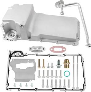 lot 211394 image: 302-1 LS Swap Oil Pan Kit Aluminum Compatible with 55-87 GM LS1 LS6 LS2 LS3 LSX 4.8L 5.3L 6.0L 6.2L, LS Gen III and GEN IV V8