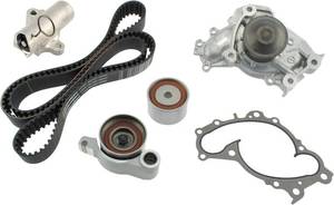 lot 311296 image: Retails for $171 AISIN GENUINE AISIN TKT-026 Engine Timing Belt Kit with Water Pump - Compatible with Select Lexus ES300, ES330, RX330, RX400h Toyota Camry, Highlander, Sienna, Solara