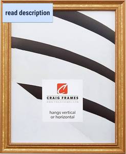 lot 211400 image: Craig Frames 314GD, Ornate Gold Picture Frame, 19 x 25 Inch