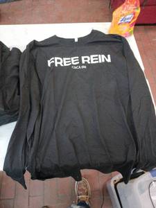 lot 25254 image: Free Rein Long Sleeve Black Shirt - Set of 5 - S, M, XL, XXL (2)
