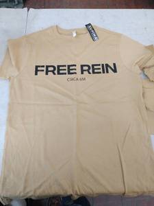 lot 25258 image: Free Rein Tan Short Sleeve T-shirts - Set of 7 - S(4), XXL(3)