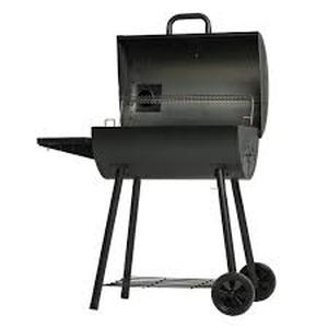 lot 25185 image: Char-Broil Barrel Style Offset Smoker Grill - Retail