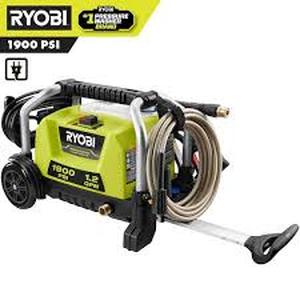 RYOBI 1900 PSI 1.2 GPM Cold Water Wheeled Electric Pressure Washer -