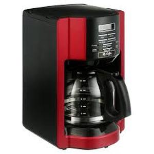 lot 25273 image: Mr. Coffee Advanced Red 12-Cup Drip Coffee Maker