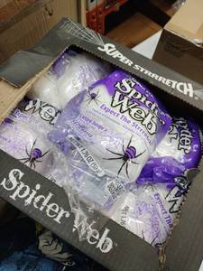 lot 2016 image: Fun World Super Stretch Spider Web - 24 Ct