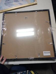 lot 2053 image: keibiubu Black Picture Frame Set of 3, 16x16 Picture Frame for Square Photo Poster Canvas Certificate Document Display Horizontally or Vertically High Transparent Wall Gallery(Size 16 x 16 inches)