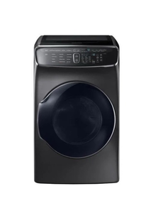 lot 2 image: Samsung FlexWash High Capacity Gas Dryer in Black Stainless Steel - Retail $1,999