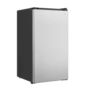 lot 8 image: Vissani3.2 cu. ft. Mini Refrigerator in Stainless Steel, ENERGY STAR - Retail $219