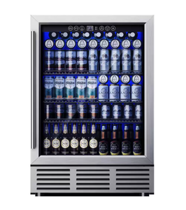 lot 12 image: Simzlife 180-Can Beverage Cooler Refrigerator - Retail $899