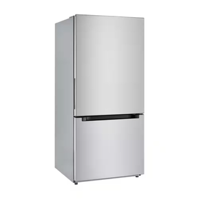 lot 13 image: Vissani Stainless Steel Bottom Freezer Refrigerator - Retail $969