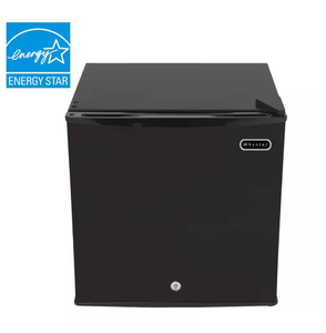 lot 26 image: Whynter1.1 cu. Ft. Upright Freezer Mini Freezer with lock Reversible Door in Black Energy Star - Retail $188