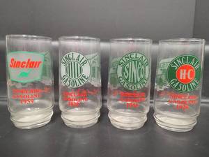 lot 223 image: Sinclair Gasoline Logo Glass Set 1916-1959