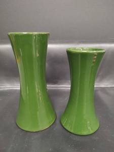 lot 251 image: Vintage Bourne Denby England Covent Green Pottery Vases