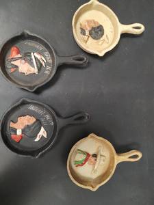 lot 269 image: Vintage Handpainted Mini Cast Iron Collection