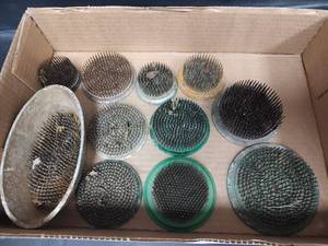 lot 277 image: Metal Flower Frogs Collection