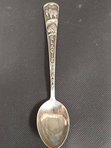 lot 313 image: Sterling Silver Glacier Park Souvenir Spoon