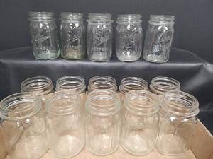 lot 402 image: Ball and Kerr Mason Jar Collection qty 12