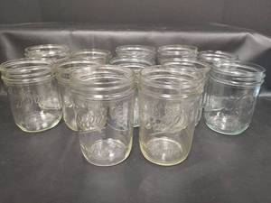 lot 403 image: Ball Mason Wide Mouth Jars, qty 12