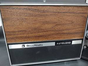 lot 443 image: Vintage Bell & Howell Autoload 456 Super 8 Movie Projector in Original Case and Original Instruction  Manual