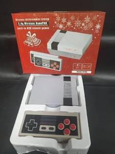 lot 494 image: NIB Wireless Entertainment System with Built In 620 Classic Games, 2.4G Wireless Gaming Console with User Manual