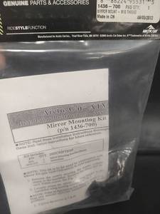 lot 502 image: NIP Arctic Cat ATV Mirror Mount Kit 1436-700