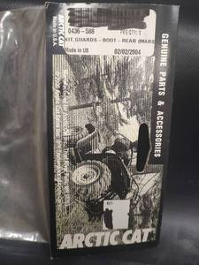lot 509 image: NIP Arctic Cat ATV Rear Boot Guards Kit 0436-588