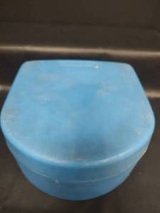 lot 552 image: Fisher-Price Blue Plastic Toddler Step Stool