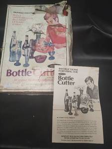 lot 668 image: Bottle Cutter Kit with Instructions and Wine Bottle