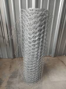lot 1038 image: Galvanized Chicken Wire Mesh Roll