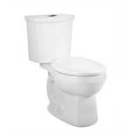 American Standard H2Option White WaterSense Labeled Dual Flush Round Standard Height 2-Piece Toilet