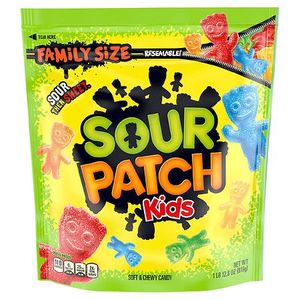 lot 3913 image: SOUR PATCH KIDS Soft & Chewy Candy  Family Size  1.8 lb Bag