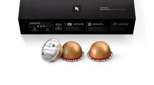 lot 3921 image: Nespresso Capsules Vertuo, Fortado Decaffeinato, Medium Roast Espresso, 10-Count Coffee Pods, Brews 7.8 oz.