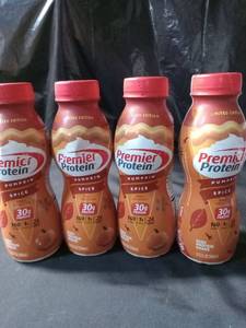 lot 3943 image: Premier Protein RTD Shakes - Pumpkin Spice - 11.5 fl oz4pk