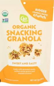 lot 3996 image: 8 oz Sweet & Salty Organic Snacking Granola