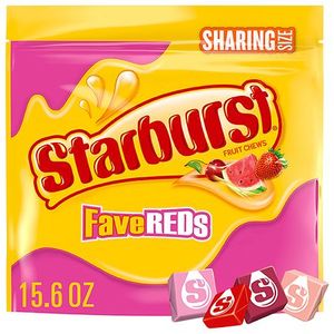 lot 4054 image: Starburst FRUIT CHEWS FaveReds 15.6OZ