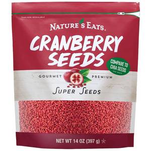 lot 4084 image: Natures Eats Cranberry Seeds 14oz (NO VISIBLE EXP DATE)