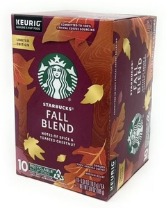 lot 4115 image: Starbucks Fall Blend Coffee K-Cup Single Serve Pods - 10 pods