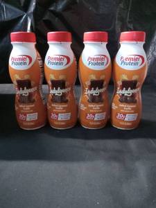 lot 4123 image: Premier Protein Shake INDULGENCE, Salted Caramel Truffle, 30g Protein, 170 Calories, 3g Sugar, 11.5 fl oz, 4 Pack