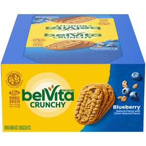 lot 4192 image: belVita Blueberry Breakfast Biscuits, 8 Packs (4 Biscuits Per Pack)