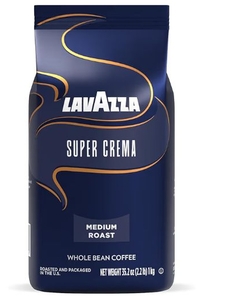 lot 4193 image: Lavazza Super Crema Whole Bean Coffee 2.2lb