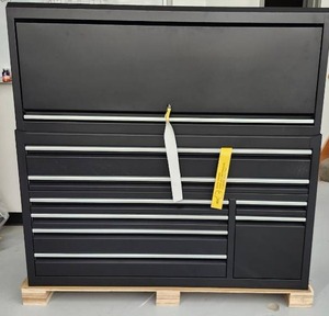 Unused 56in Roll Cabinet with 56in Work Center and 2 End Locker Cabinets | HTC5608B | HTC5601U | HTCSTL